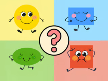 Game Kids Quiz: Shapes Fun online.