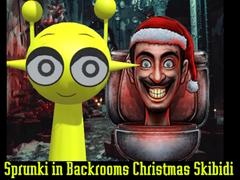 Game Sprunki in Backrooms Christmas Skibidi 
