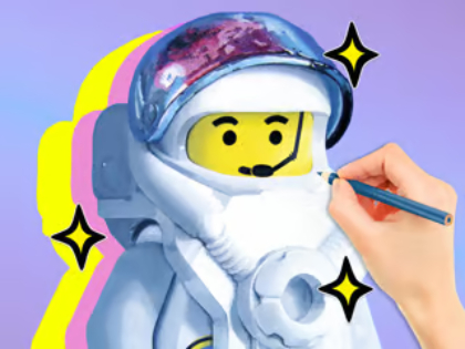 Game Coloring Book: LEGO Astronaut online