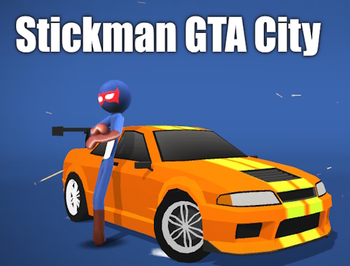 Game Stickman GTA City online.