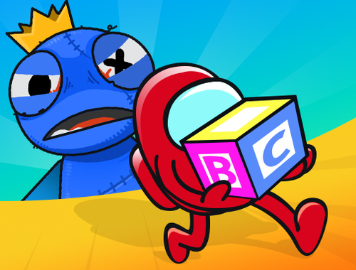 Game Hide And Seek Blue Monster online.