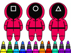 Game Coloring Book: Squid Game Mask