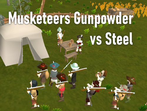 Game Musketeers Gunpowder vs Steel online.