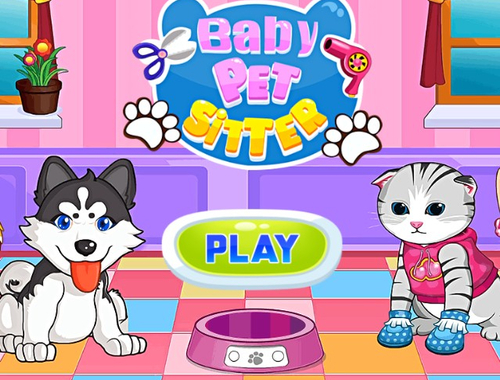 Game Baby Pet Sitter online.
