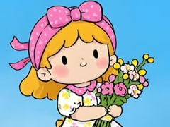 Game Jigsaw Puzzle: Little Flower Girl