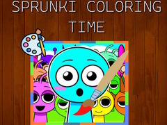 Game Sprunki Coloring Time