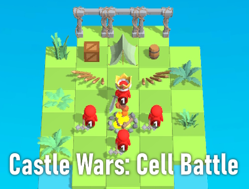 Game Castle Wars: Cell Battle online.