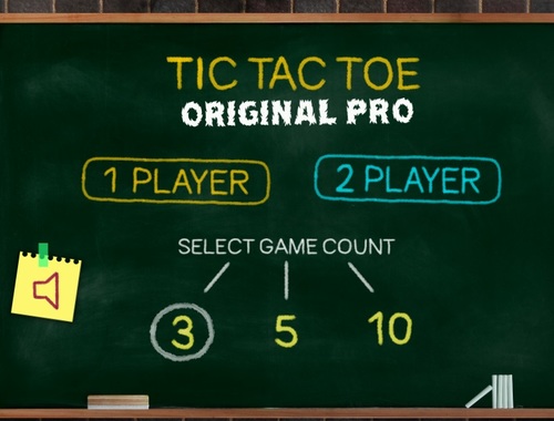Game Tic Tac Toe Original Pro online.