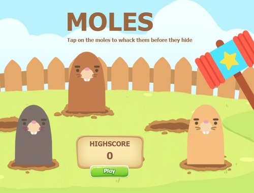Game Moles online.