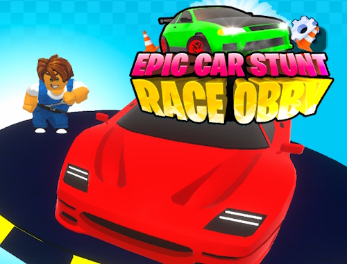 Game Epic Car Stunt Race Obby online.