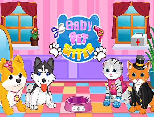 Game Baby Pet Sitter online.