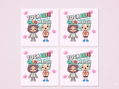 Game Toca Life Memory Card Match online.