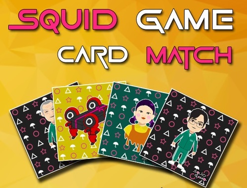 Game Squid Game Memory Card Match online.