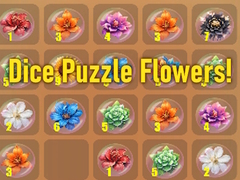 Game Dice Puzzle Flowers!