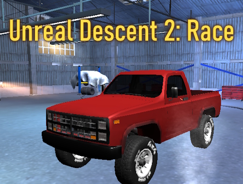 Game Unreal Descent 2: Race online.