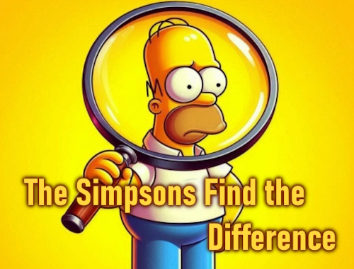 Game The Simpsons Find the Difference online.