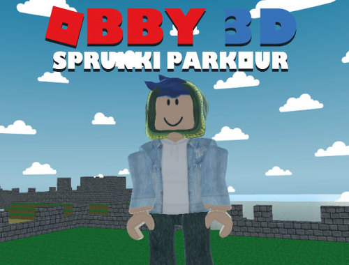 Game Obby 3D Sprunki Parkour online.
