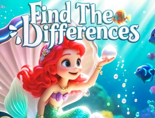 Game Find The Differences: Little Mermaid online.