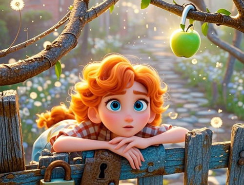 Game Find The Differences: Green Apple online.