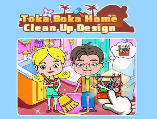Game Toka Boka Home Clean Up Design online.