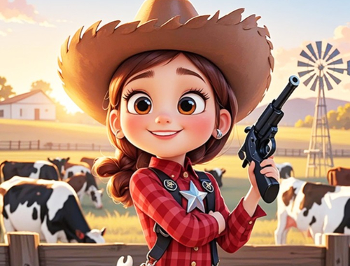 Game Find The Differences: Cow Farm online.