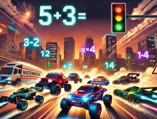 Game Mathematics Racing online.