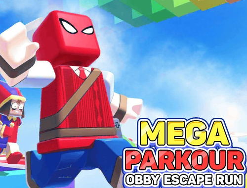 Game Mega Parkour: Obby Escape Run online.
