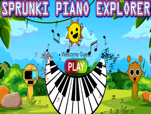 Game Sprunki Piano Explorer online.