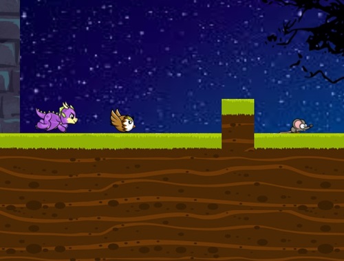 Game Mice Hunt 2player online.