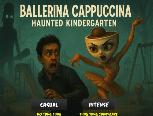 Game Ballerina Cappuccina Haunted Kindergarten online.