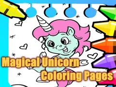 Game Magical Unicorn Coloring Pages