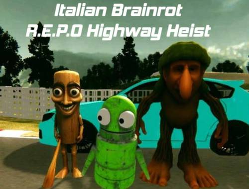 Game Italian Brainrot R.E.P.O Highway Heist online.
