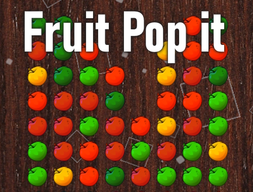 Game Fruit Pop it online.