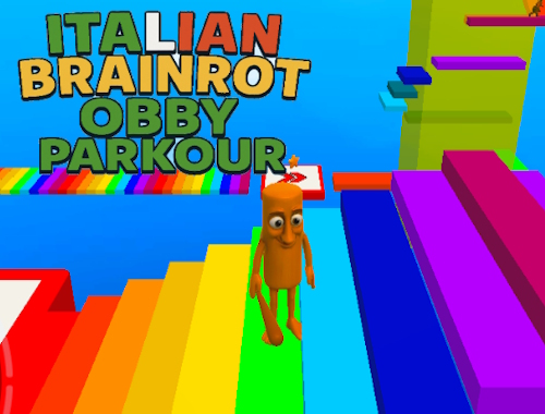 Game Italian Brainrot Obby Parkour online.