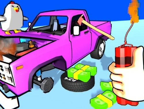 Game Smash the Car to Pieces! online.