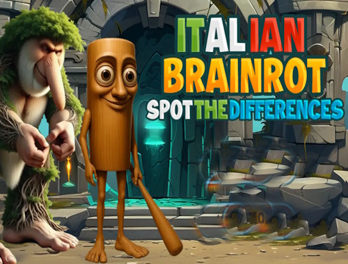 Game Italian Brainrot Spot the Differences online.