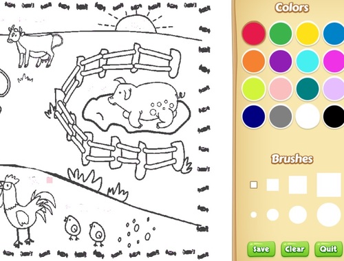 Game Farming Coloring Book For Kids online