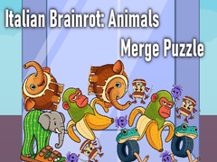Game Italian Brainrot: Animals Merge Puzzle online.