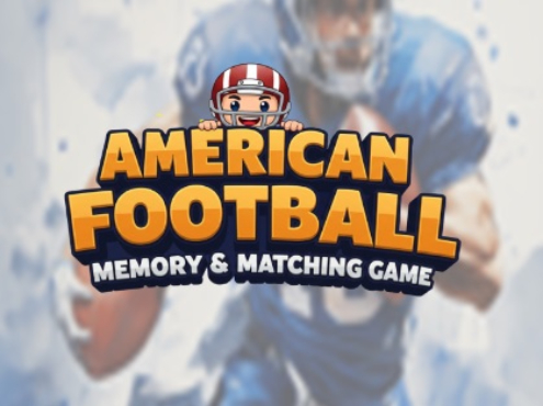 Game American Football Memory & Matching Game online.