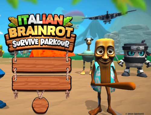 Game Italian Brainrot Survive Parkour online.