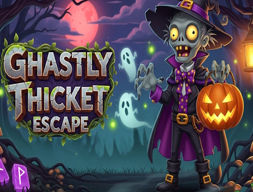 Game Ghastly Thicket Escape online.