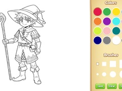 Game Elf Coloring Book