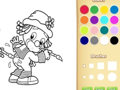 Game Clown Coloring Book For Adults