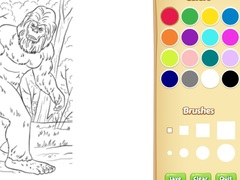 Game Bigfoot Coloring Book
