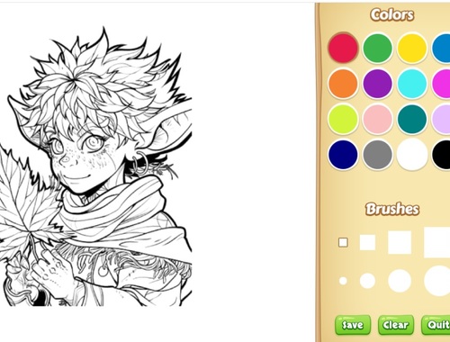 Game Kobold Coloring Book online.