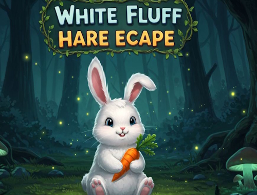 Game White Fluff Hare Escape online