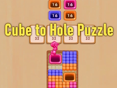 Game Cube to Hole Puzzle
