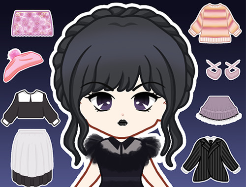 sachin and babi light blue dress Free Outfits for Girls in Gacha Club