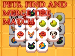 Game Pets, Find and Merge Tile Match