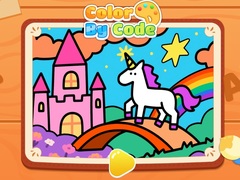 Game Color By Code: Rainbow Unicorn